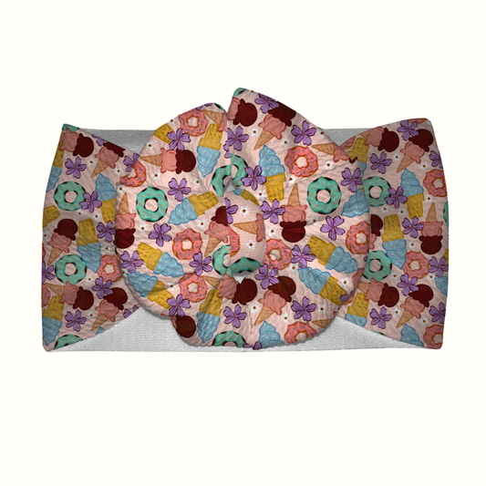 Sweet Treats Messy Headwrap