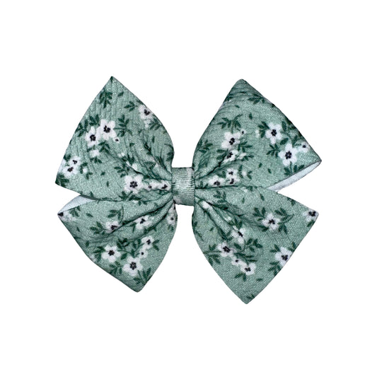 Mystic Meadow Pinwheel Clip Bow