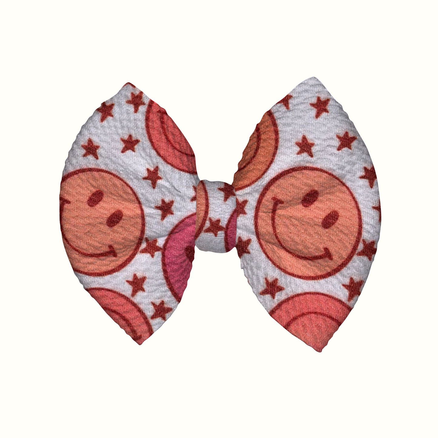 Remember To Smile Clip Bow