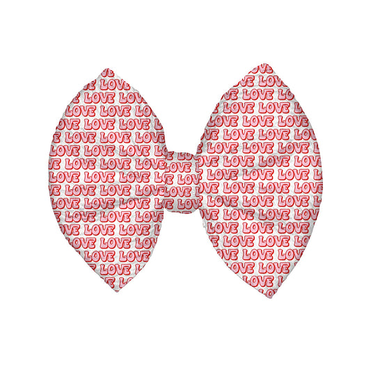 L-O-V-E Clip Bow