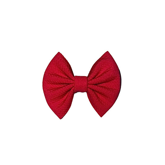 Red Velvet Cake Clip Bow