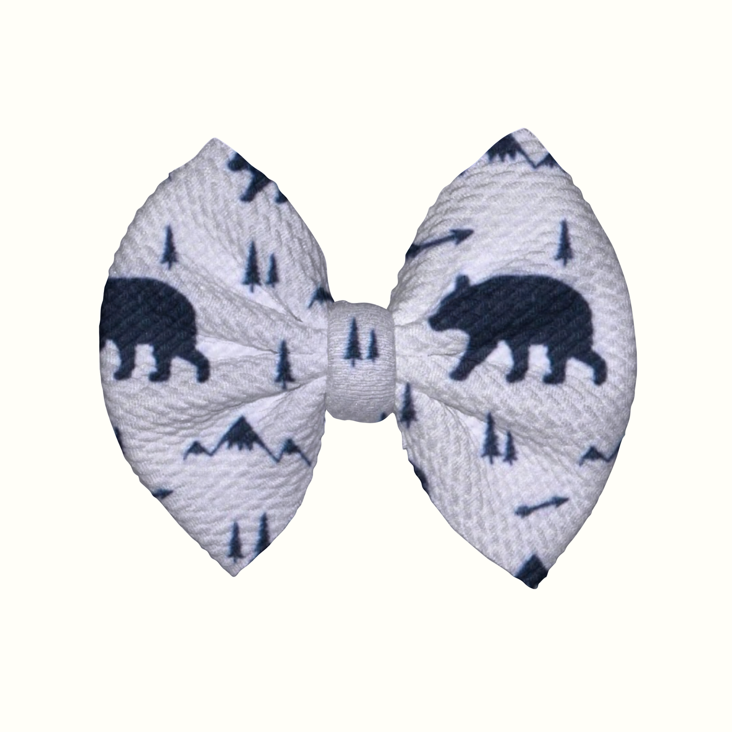 Adventure Awaits Clip Bow