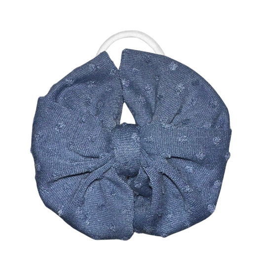 French Blue Messy Nylon Headband