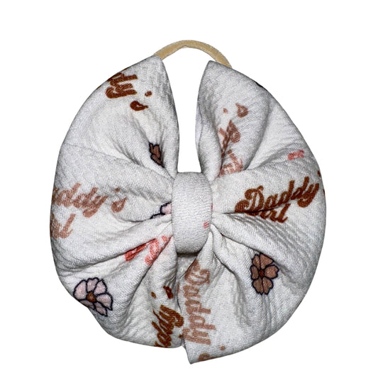 Daddy’s Girl Messy Nylon Headband