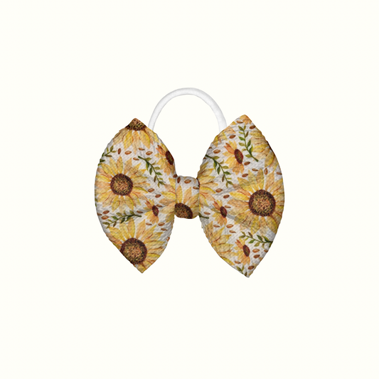 Sunflower Field Mini Nylon Headband