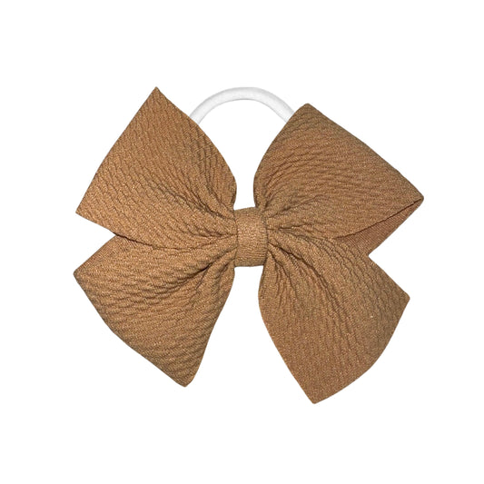 Taupe Pinwheel Nylon Headband