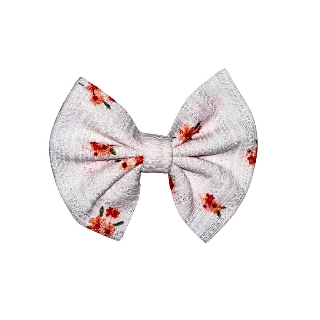 Dainty Wildflowers Clip Bow