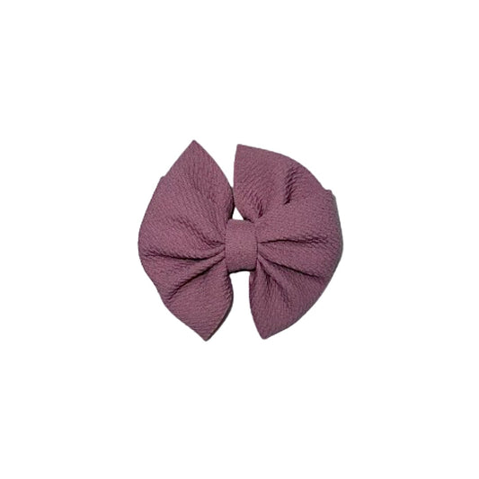 Ash Violet Messy Clip Bow