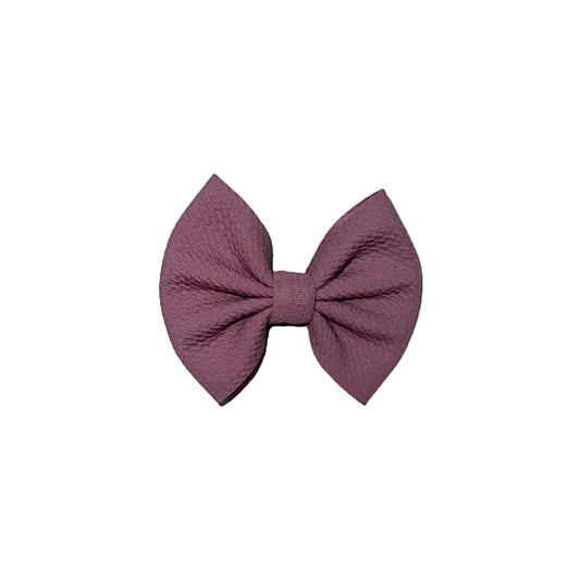 Ash Violet Clip Bow