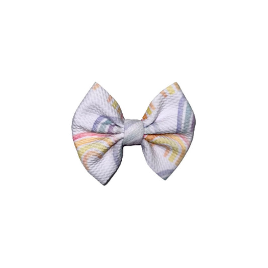 Over The Rainbow Clip Bow