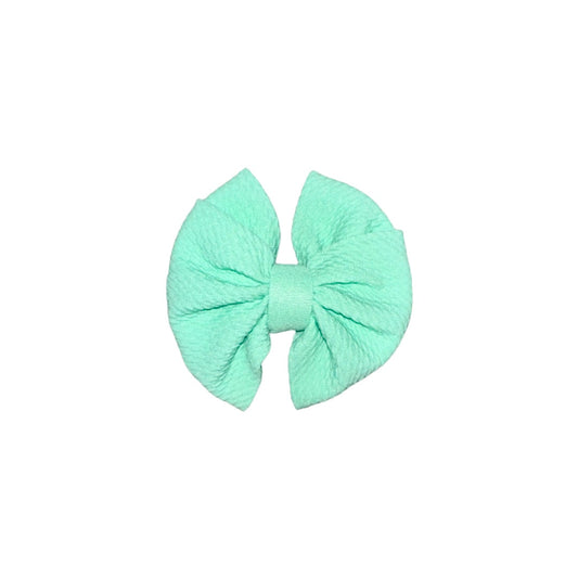 Mint To Be Messy Clip Bow